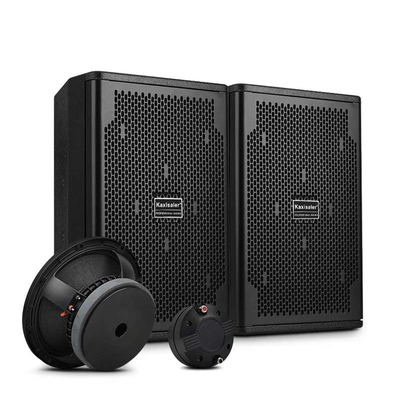 8&Omega; 250W High Power Bass Speaker KTV Home Full-Frequency Floor speaker 10 Inch Professional Private Room Stage Conference Audio