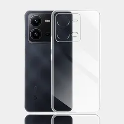 Clear Silicone Soft TPU Phone Case Cover - Transparent Protective  Coque for vivo V25e 4G (Clear)