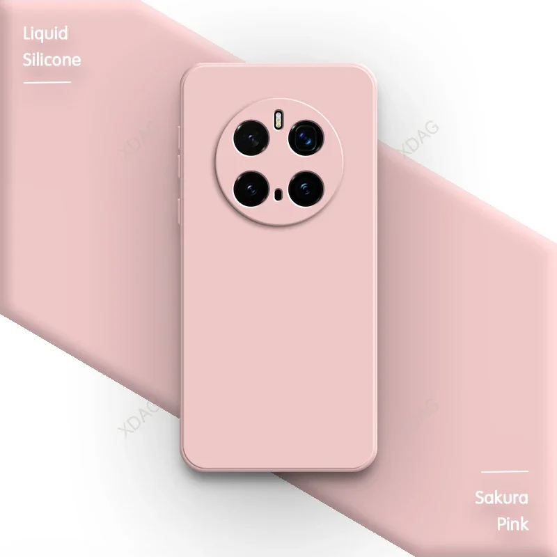 Liquid Silicone Lens Protection Back Cover for Honor Magic Series - Soft Square Design