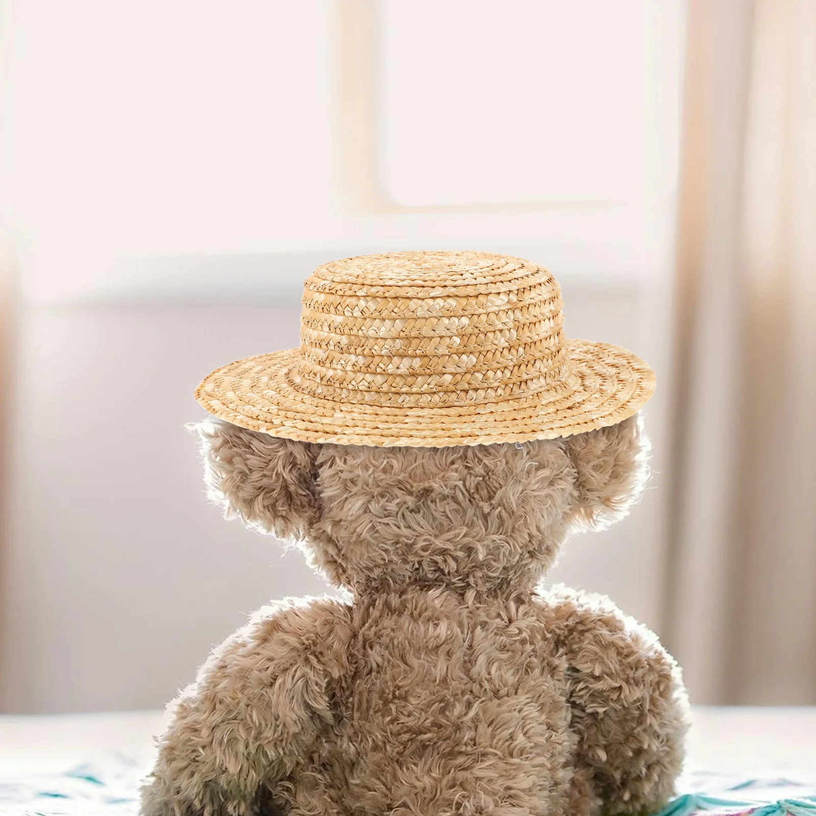 pezzi mini accessori per cappelli di paglia intrecciati fatti a