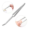 1Pc Multifunction Nail Art Shaping Tweezers Cross Nail Clip Nail Art Tool Professional Stainless Steel Manicure Tools 4