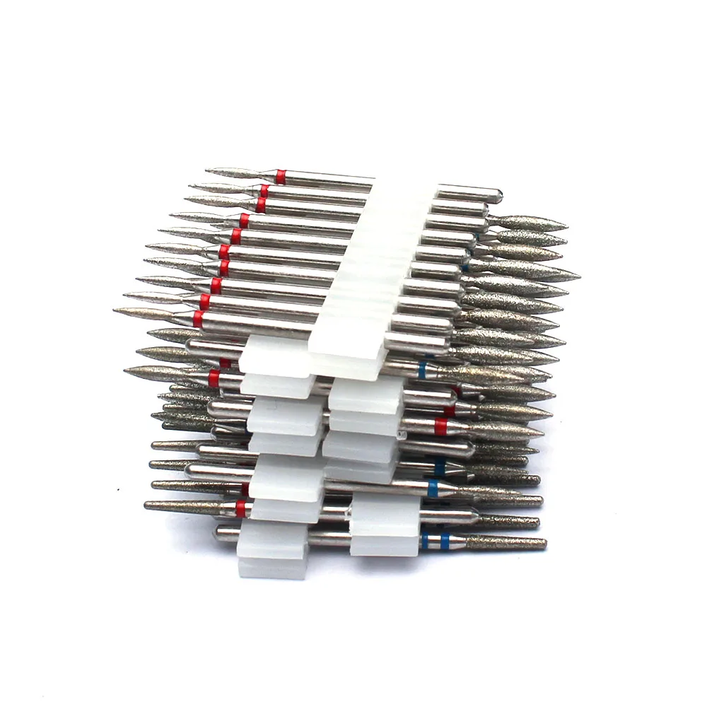 Description Picture 5 of item10pc Diamond Nail Drill Bits Set Electric Milling Cutters Kits Manicure Drills Pedicure Files Gel Polish Tools Nail Accessories