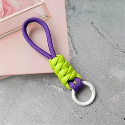 Stylish Braided Lanyard Keychain for Women - Fashionable Anti-Loss Rope & DIY Accessories (C)