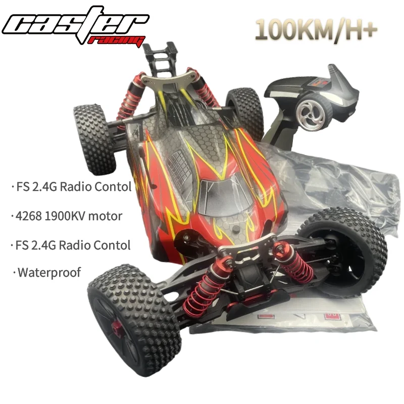 캐스터 레이싱 EX2.0R 플러스 전기 RTR 4WD 버기 4s 100A ESC 4268 모터, 100 km/h + 속도, 방수 RC 오프로드