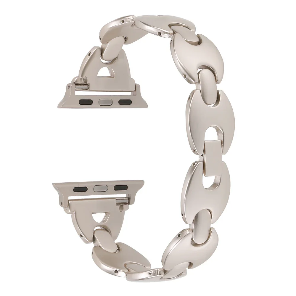 Metal Strap for Apple Watch Band 45mm 41mm Ultra 49mm Bracelet Watchband iWatch Series 9 8 7 6 5 3 SE 2 44mm 40mm 42mm 38mm Band