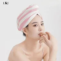 Microfiber Strong Hair Towel Wrap Fast Dry Hair Towel Super Absorbent Microfiber Coral Velvet Hair-Drying Towel Quick Dry-Hair 3