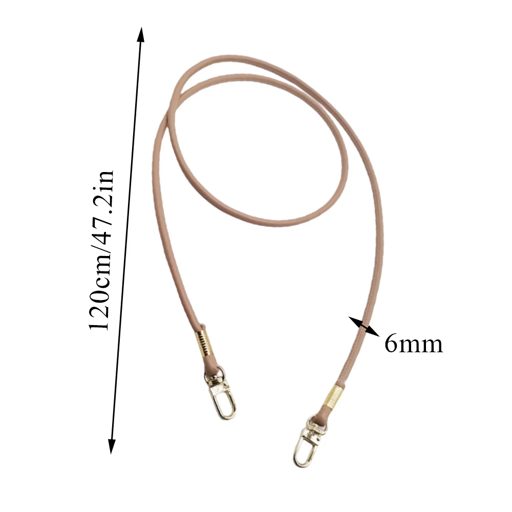 Elegant PU Leather Crossbody Shoulder Strap - 120cm Replacement with Buckle