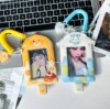 MINKYS Kawaii Animal 3 inch Kpop Photocard Holder Photo Card Holder Bag Pendant Back To School Stationery 4