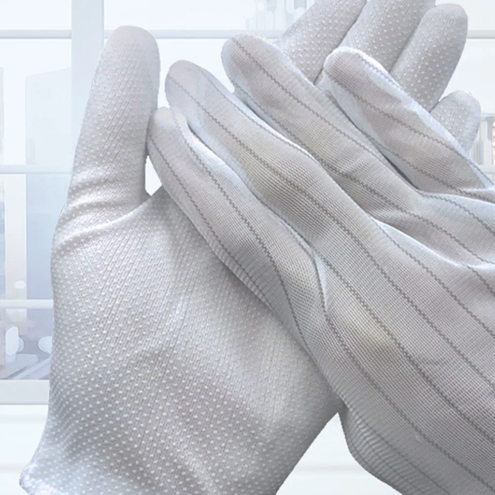 10 Pairs Working Gloves Anti-static Electronics Installation Protection Fiber Repair Installation