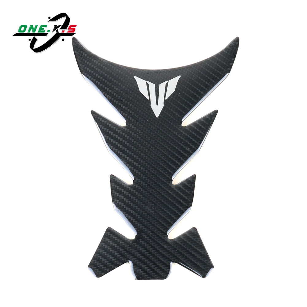 For YAMAHA MT125 MT25 MT03 MT07 MT09 MT10 Fuel tank Sticker 3D Carbon Look MT 125 25 03 07 09 10 Tank Pad Protector Decal