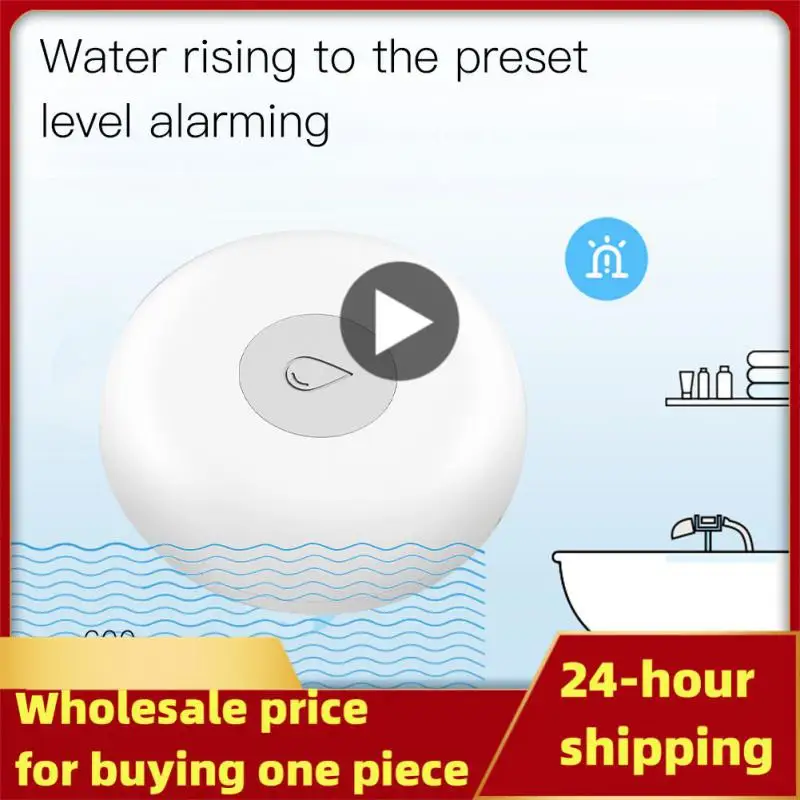 

ZigBee Water Leak Detector Flood Sensor Flood Overflow Alert Security Alarm System Tuya Smart Life App Remote Control