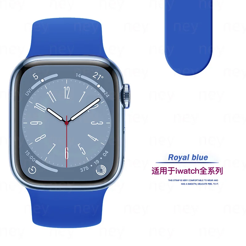 Premium Silicone Sport Band for Apple Watch - Durable & Comfortable Bracelet