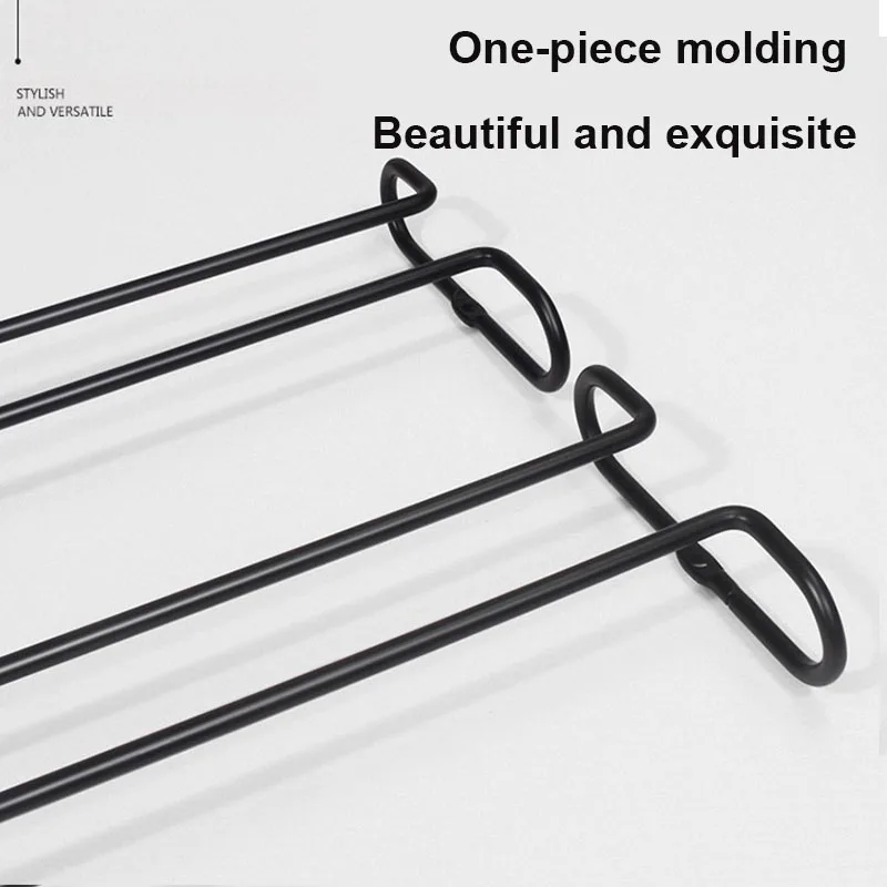 Stainless Red Wine Glass Holder Inverted Hanging Storage Rack Goblets Hanger Rack Decoration Hanging Wine Cabinet 3