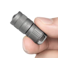Lanterne de Camping en plein air titane Stonewash lampe de poche LED Type de lumière USB C lampe Rechargeable porte-clés torche de tente EDC PIMI 6