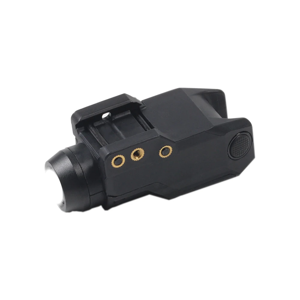 

Rechargeable Compact Tactical Weapon Light, Pistol Handgun, Glock High Lumen Flashlight with Strobe Mode