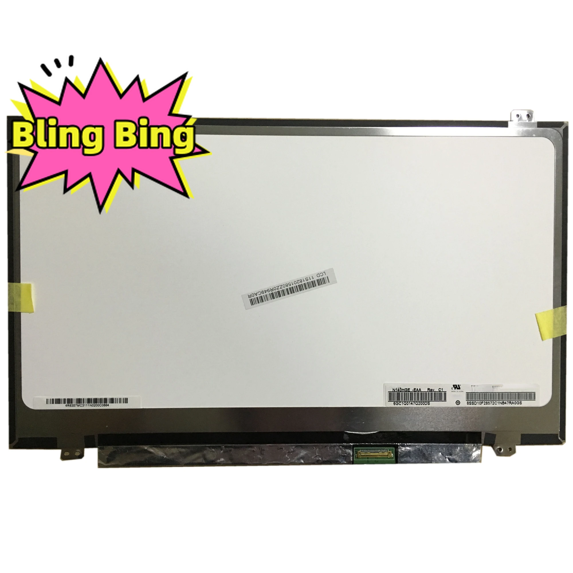 

N140HGE-EAA Rev C1 fit B140HTN01 N140HGE-EBA LP140WF1 SPK1 EDP N140HGE-EB1 14.0” 1920×1080