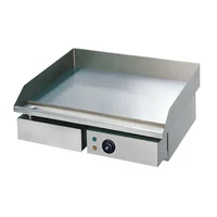 Commercial Electric Griddle Instant Hot Teppanyaki Fried Rice Squid Grilled Cold Noodles Hand Cake Machine Quickly Heat Up 1