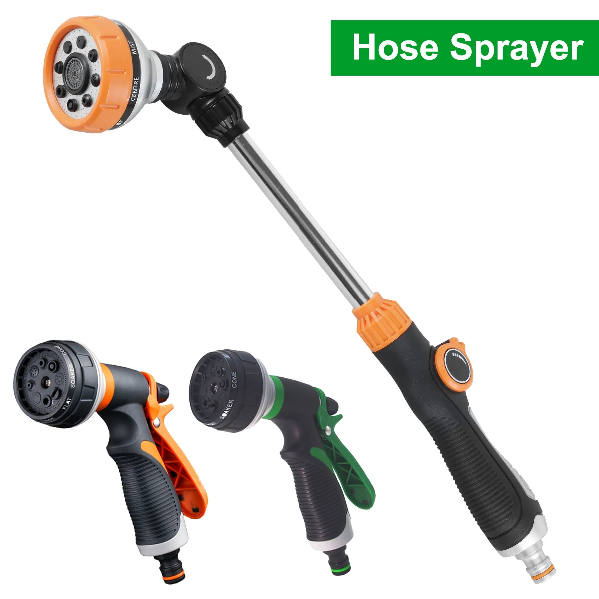 SEAMETAL 고압 물총 인터페이스 세척 깍지, 1/4 빠른 연결 세차 분무기, 스테인레스 스틸 샤워 블레이드, 0.4mm 