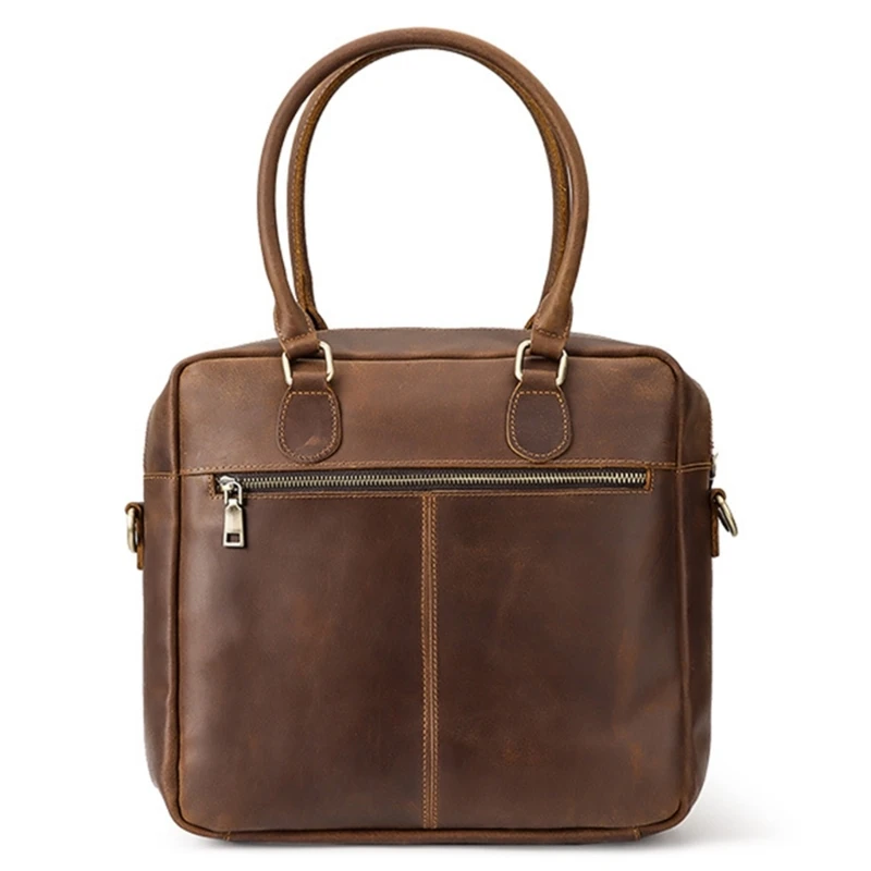 Men Shoulder Bag with Multiple Pockets Stylish and Durable Crossbody Satchel for Business Professionals