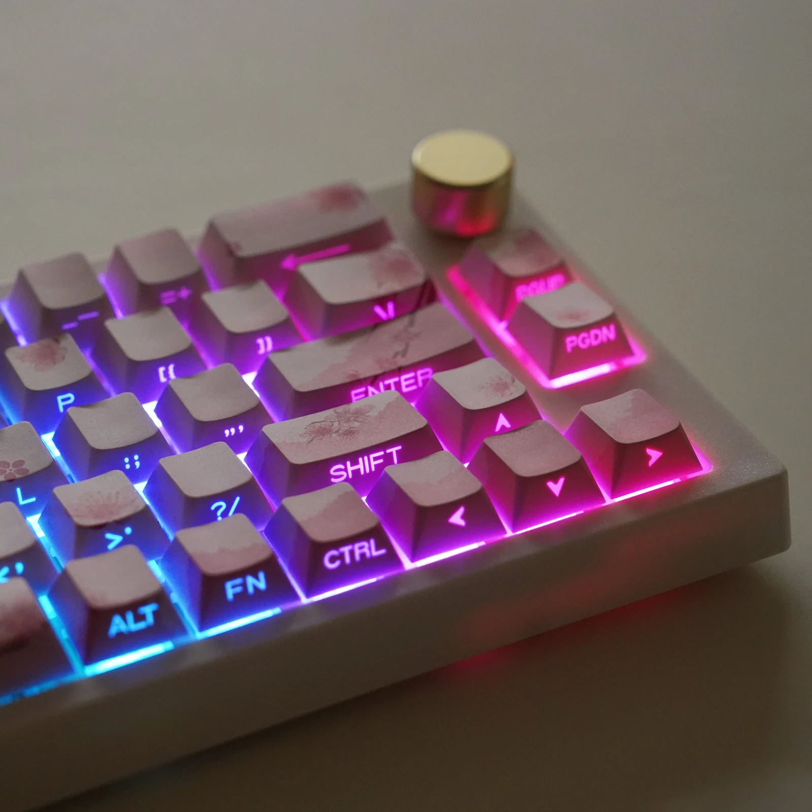 Keycap, Blossom Keycap, teclado mecânico, perfil cereja, 127 chaves