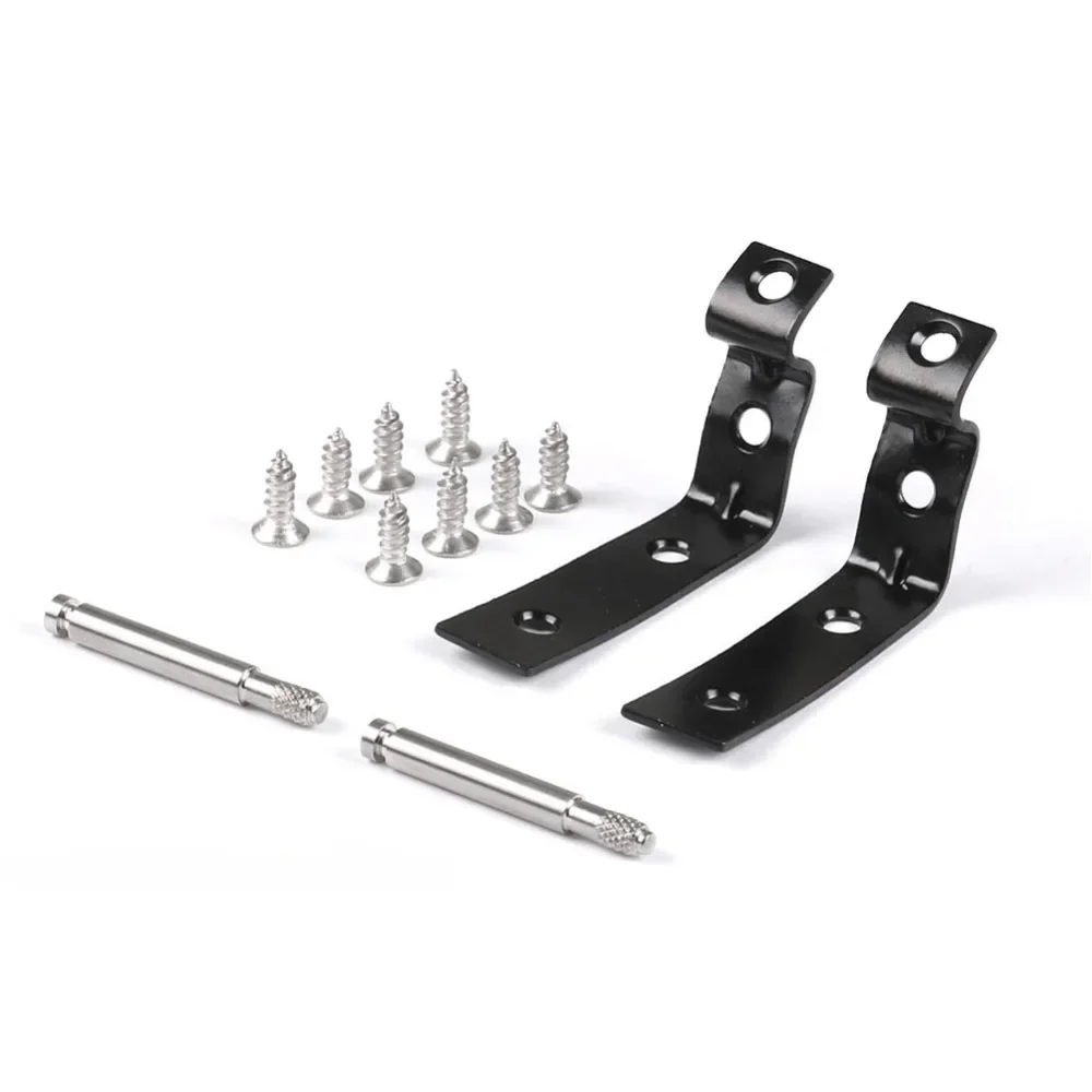 Glove Box Lid Holder Repair Kit For Audi A4 8E B6 - Black Metal Clip & Receptacle Set (LST Brand) 8 thumbnail image