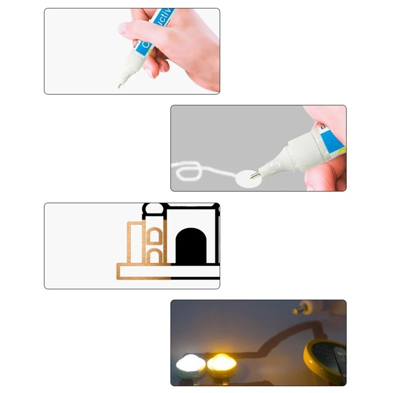 Conductive Paint Pen for Easy Circuit Repairs and DIY Craft Projects