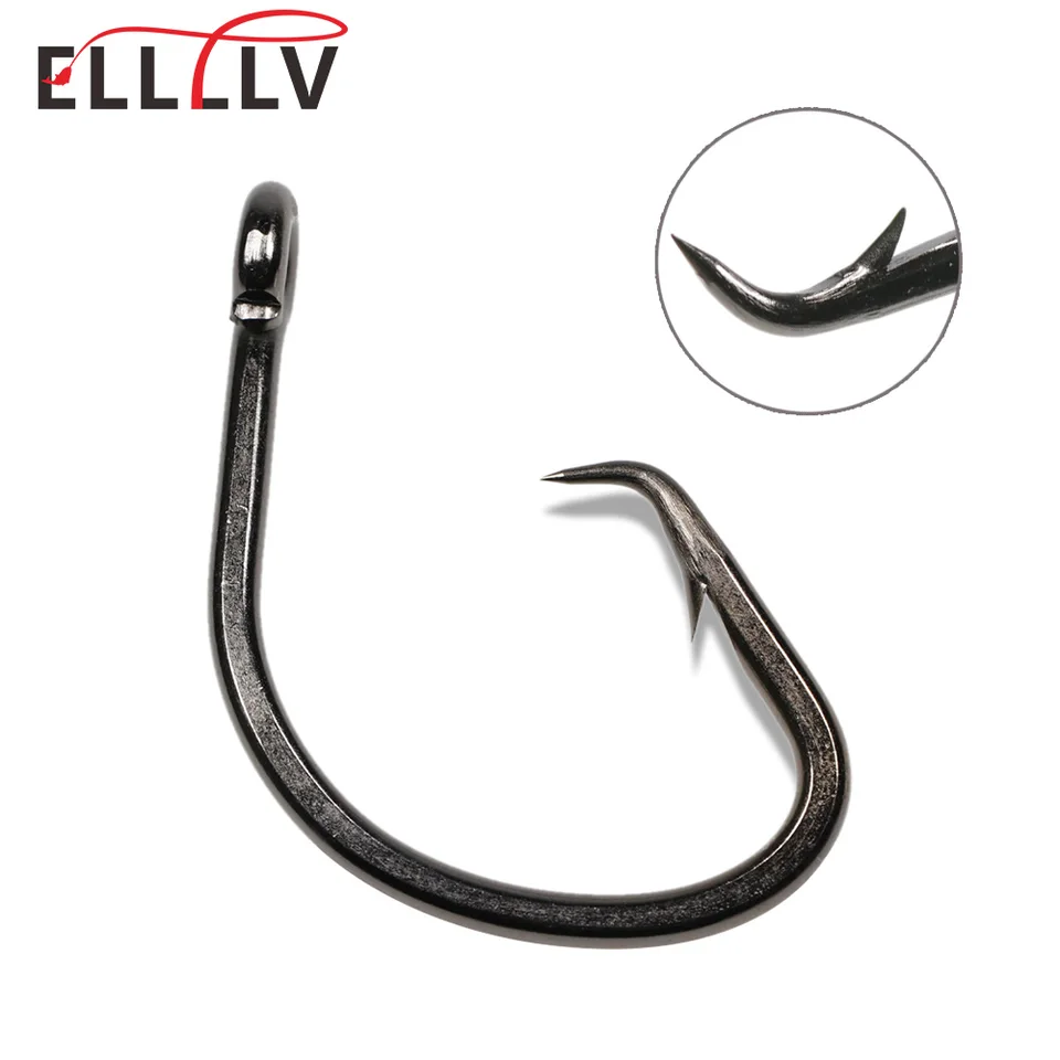 4X Circle Hook - L2004 - Offset - BLN - 1/0-500 Pcs - Item #045
