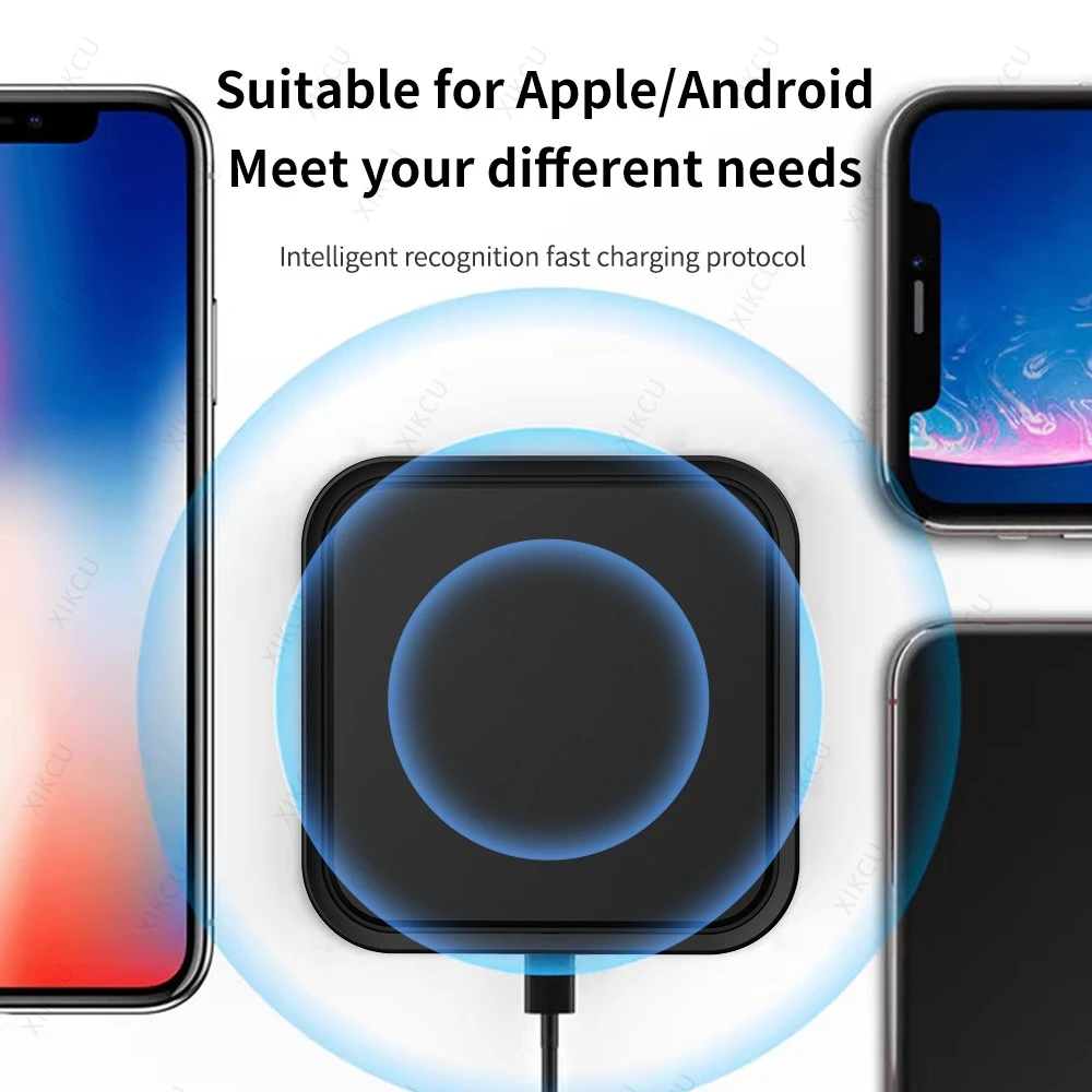 100W Wireless Charger Pad with Cooling Hole for IPhone 17 16 15 14 13 12 Pro Max Samsung Xiaomi 17 Pro Max Fast Charging Station