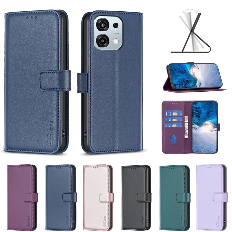 Elegant Flip Wallet Stand Case