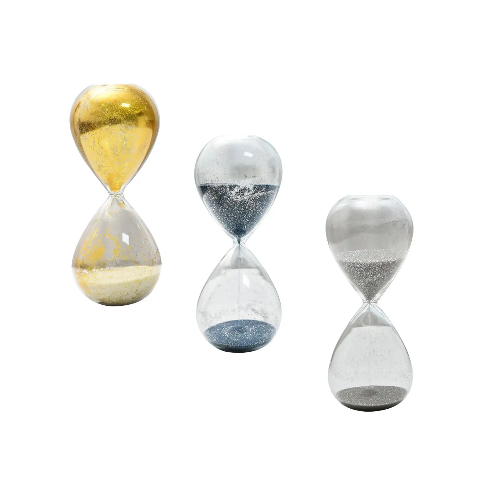 Sand Timer Glass Hourglass 30 Mins, Desk Timer, Modern,Home Decoration Sandglass Decorative for Cabinet Kitchen Birthday Gift