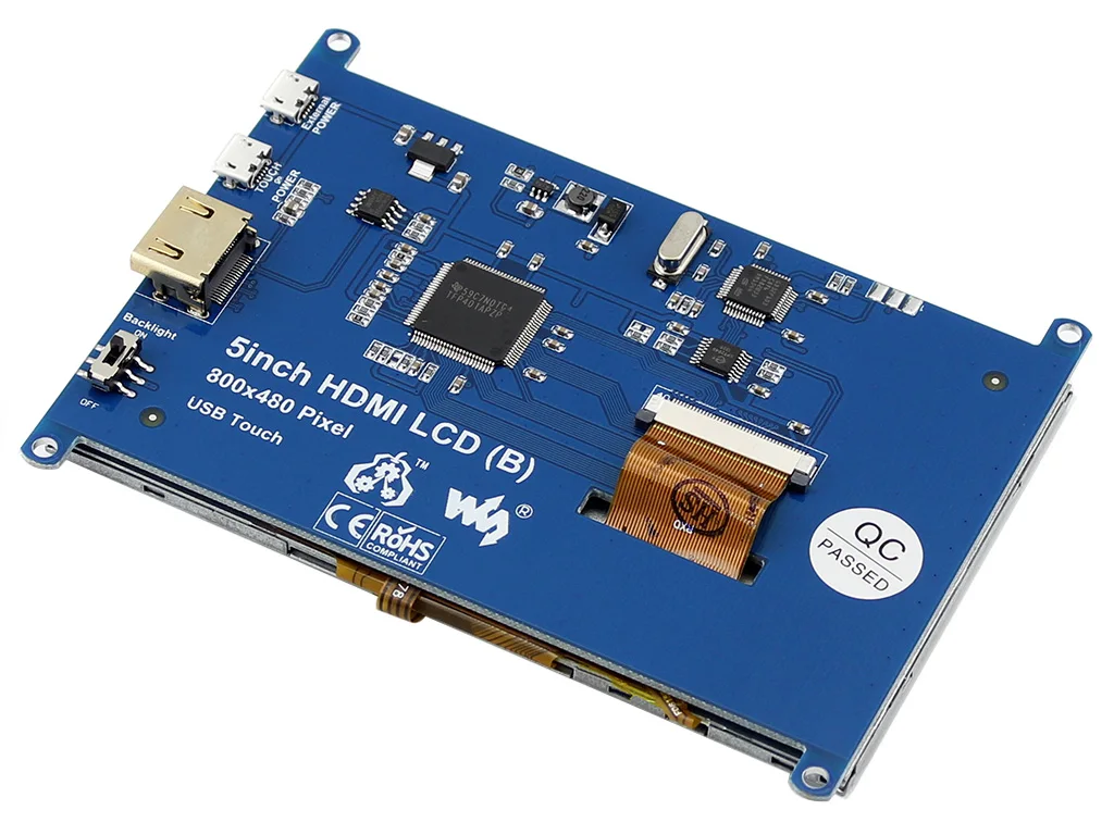 5 ġ ׼ ġ ũ LCD (B), 800  480, HDMI,  Һ,     