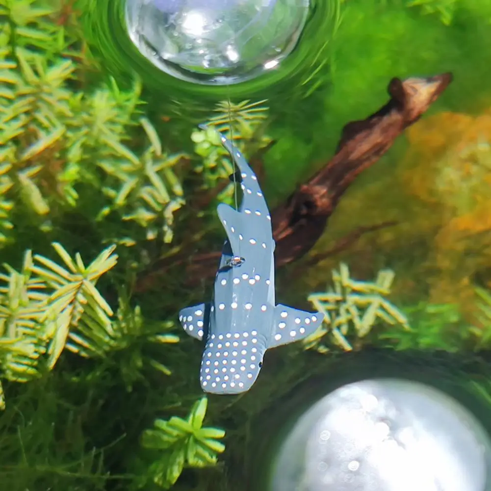 Floating Fish Tank Ornament Fish Tank Cartoon Decoration Vibrant Mini Floating Whales Aquarium Ornaments Realistic for