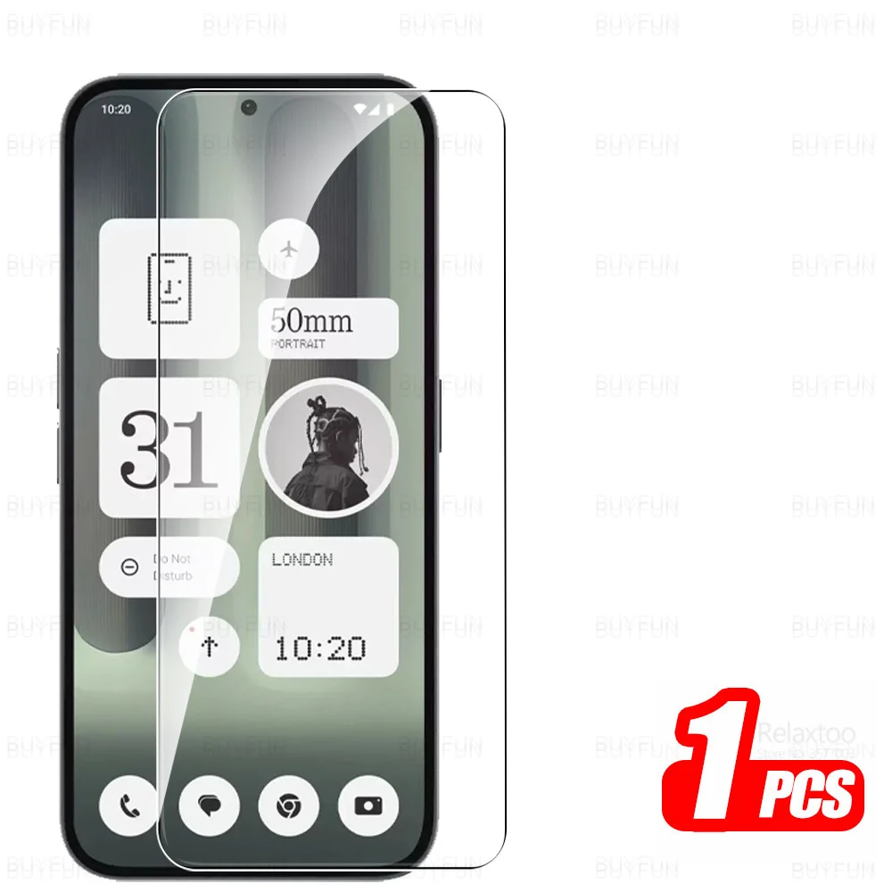 Premium 4-in-1 Tempered Glass Screen and Lens Protector for Smartphones, 6.7'' Display