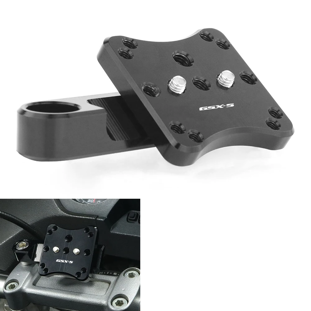 

GPS Mount Handlebar Clamp Navigation Bracket Holder For SUZUKI GSX-S750 GSX-S1000/F GSX 1000S Katana V-Strom 250 DL650 DR-Z400SM