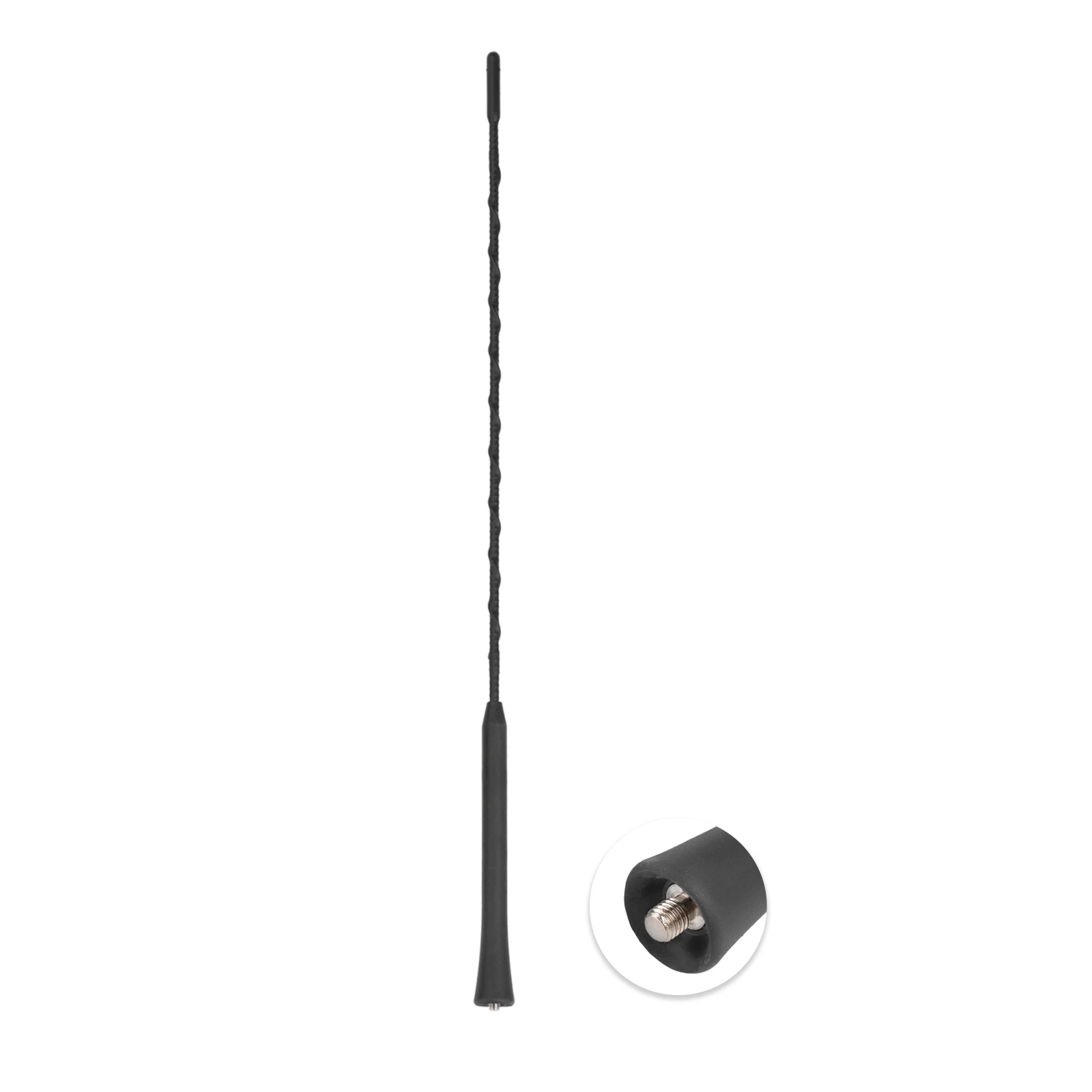 Black Car Boat AM FM Radio Antenna for Vehicle Stereo Systems