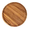 Round Wood Tray,Wooden Serving Tray,Serving Platter,Appetizer Charcuterie Board,Tray Organizer For Kitchen/Countertop 6