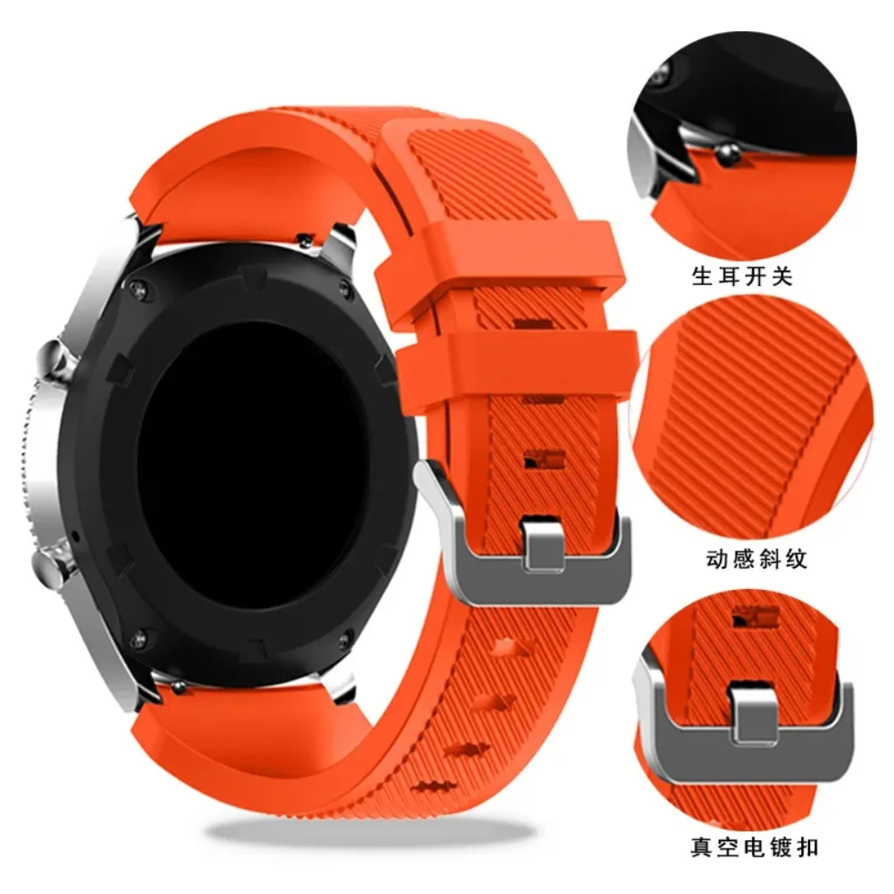 22mm Sports Silicone Strap - Comfortable and Durable Sports Band