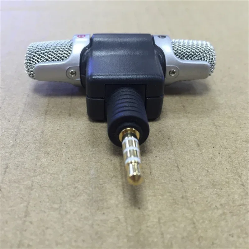 Mini Digital Hidden Microphone 3.5mm Plug Stereo Dual Channel for Computer Phone MD Camcorder Laptops Voice Recorder Sound Card