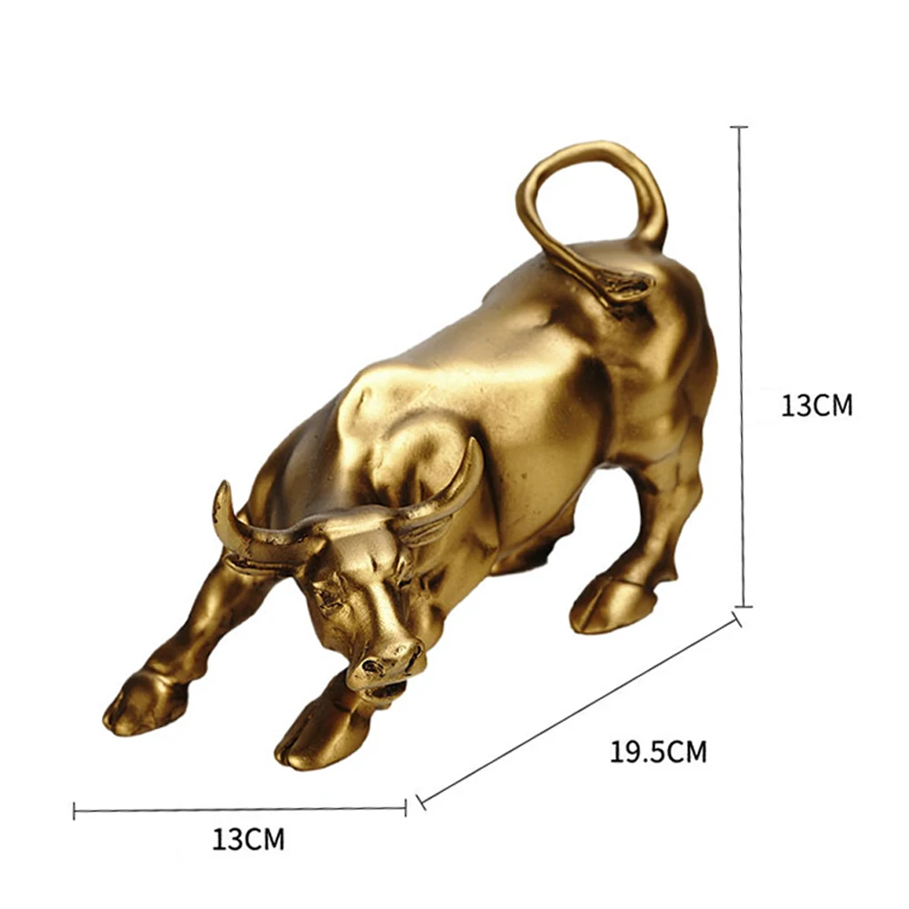 WallStreetBullStatuesandStatuesHomeDecorLuxuryLivingRoom