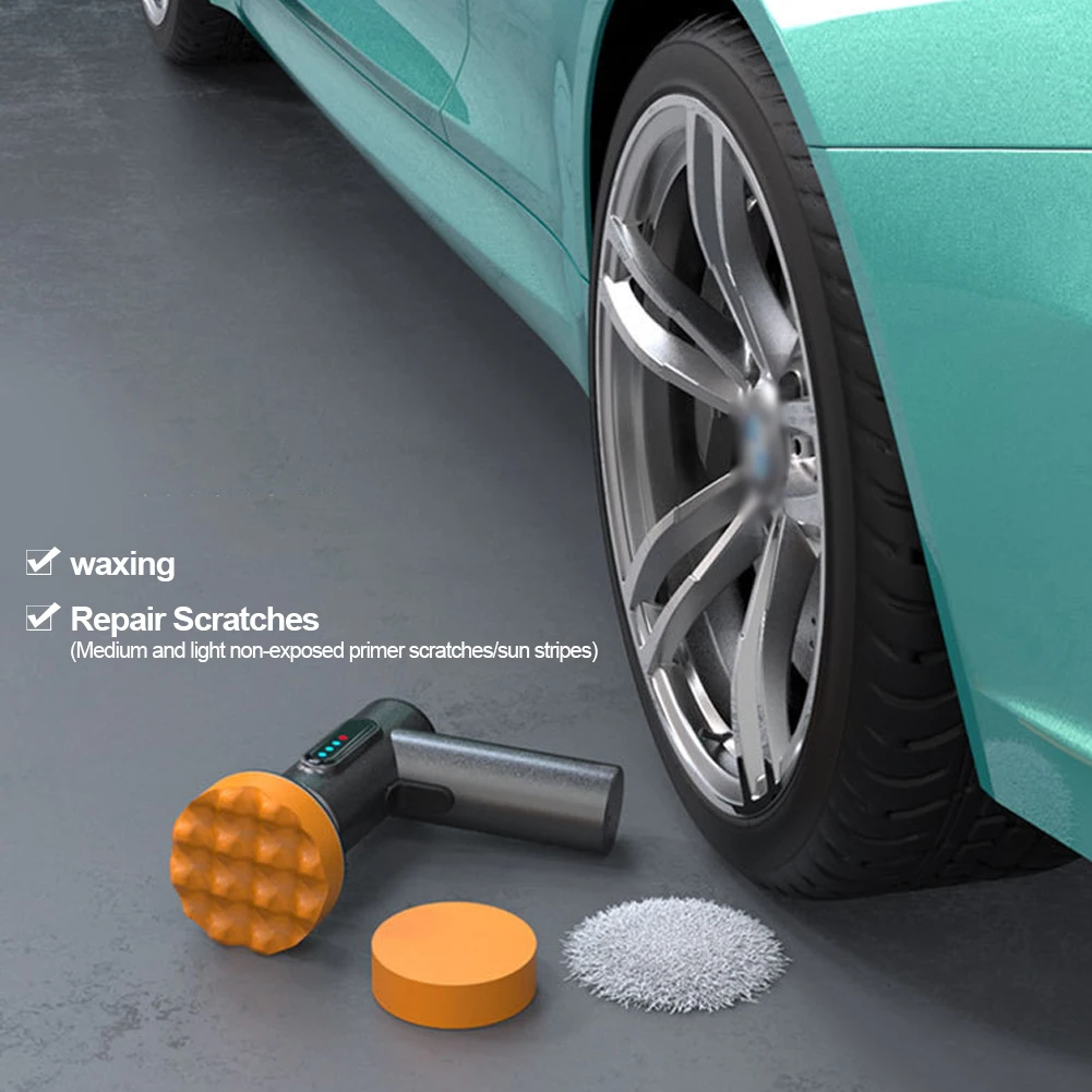 Wireless polisher electric car polisher speed adjustable car polishing waxing grinding machine power tool for polishing