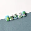 Frogs 5D Nail Stickers Decals For Nails Sticker Ongles Fake Nail Tattoo Wrap Slider 6