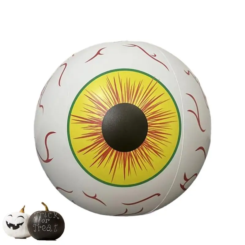 

Giant Inflatable Eyeballs Scary Ghost Eyeballs Halloween Yard Decorations Flexible Reusable Glowing Inflatable Bloody Eyeballs D