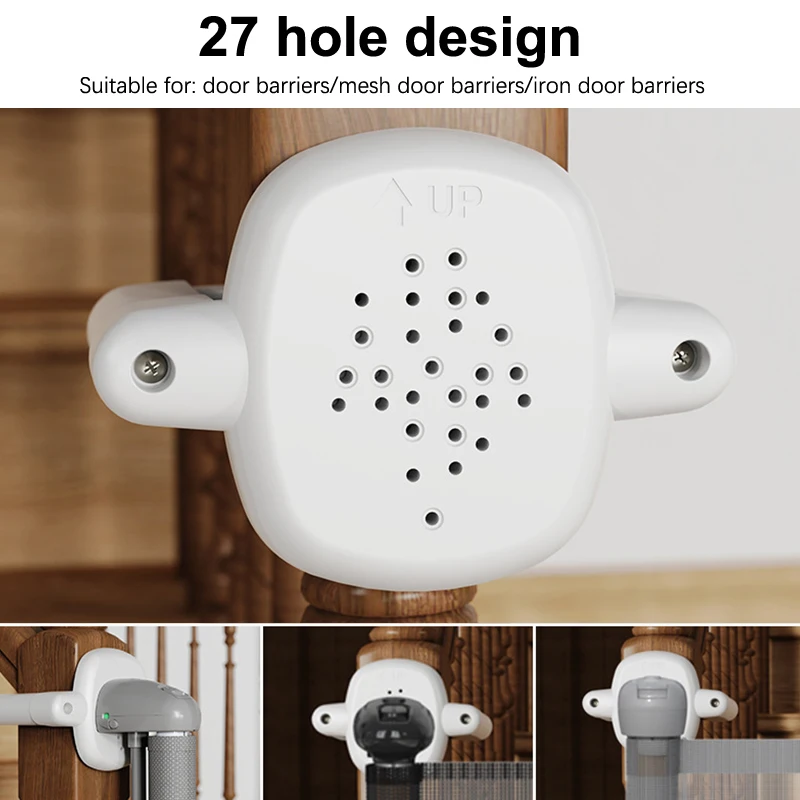 2 Pcs Baby Gate For Stairs Mounting Fittings Stair Banister Adapter Within 108mm Square Or Round Stair Railing