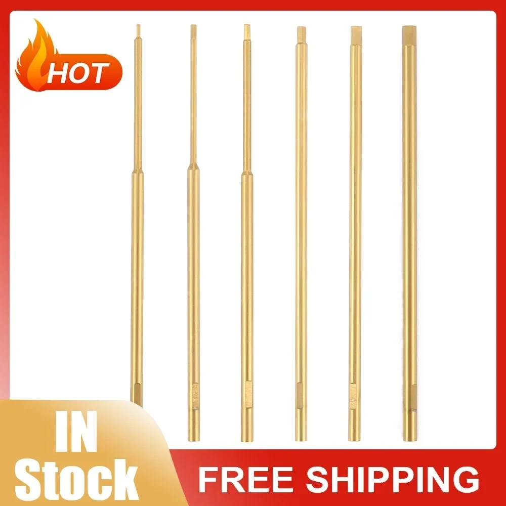 스틸 육각 스크루드라이버 팁 RC 헬리콥터 육각 렌치 드라이버 도구 키트, RC 드론 항공기 모델 완구, 1 개