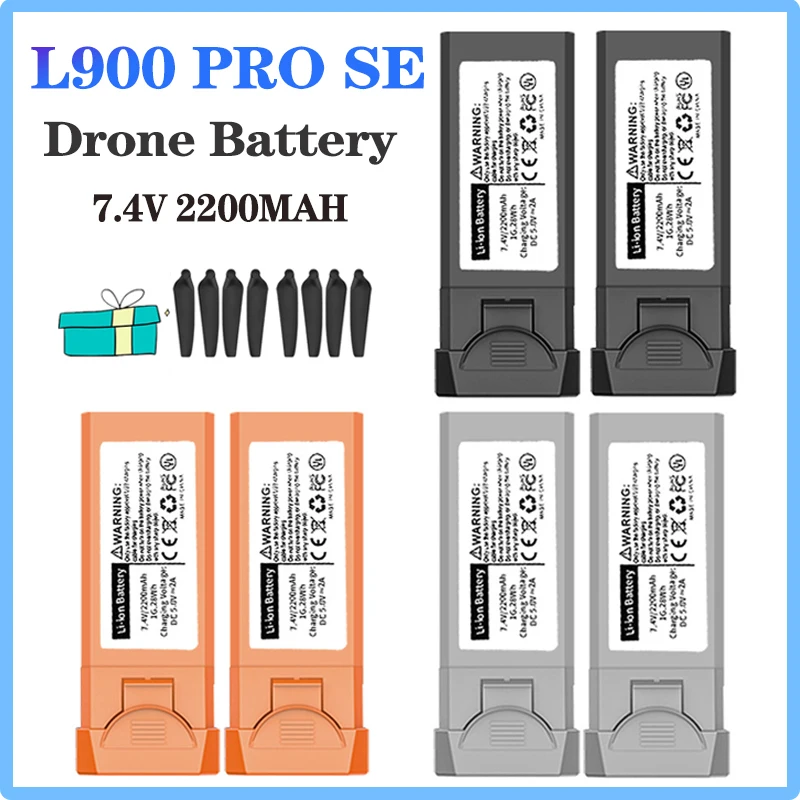 

7.4V 2200MAH L900 Pro SE Rechargeable Battery for l900 pro se drone battery RC Quadcopter Spare Parts Accessories Li-po Battery