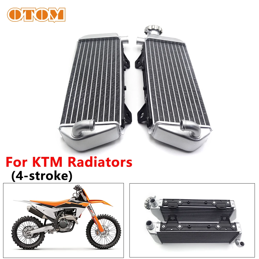 

Motorcycle Accessories Radiator Cooling System 4 Stroke Engine Aluminum Cooler Left Right Water Tank For KTM HUSQVARNA GASGAS