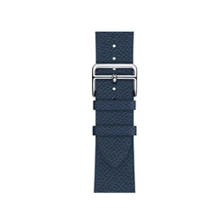 Elegant Leather Loop Strap for Smartwatch - Premium 22mm Replacement Wristband Bracelet Accessory (RoyalU)