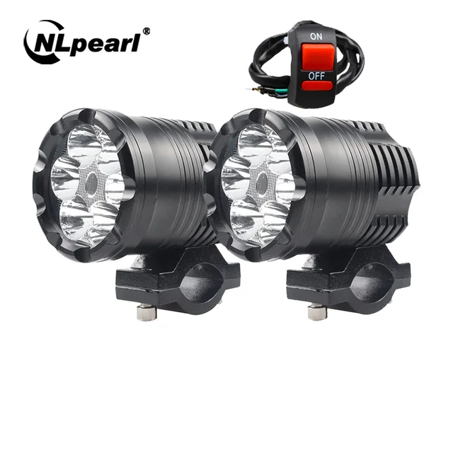 NLpearl-faro LED auxiliar para motocicleta, Luz antiniebla de 12V, para BMW R1200GS, ADV, F800GS, F650, K1200S