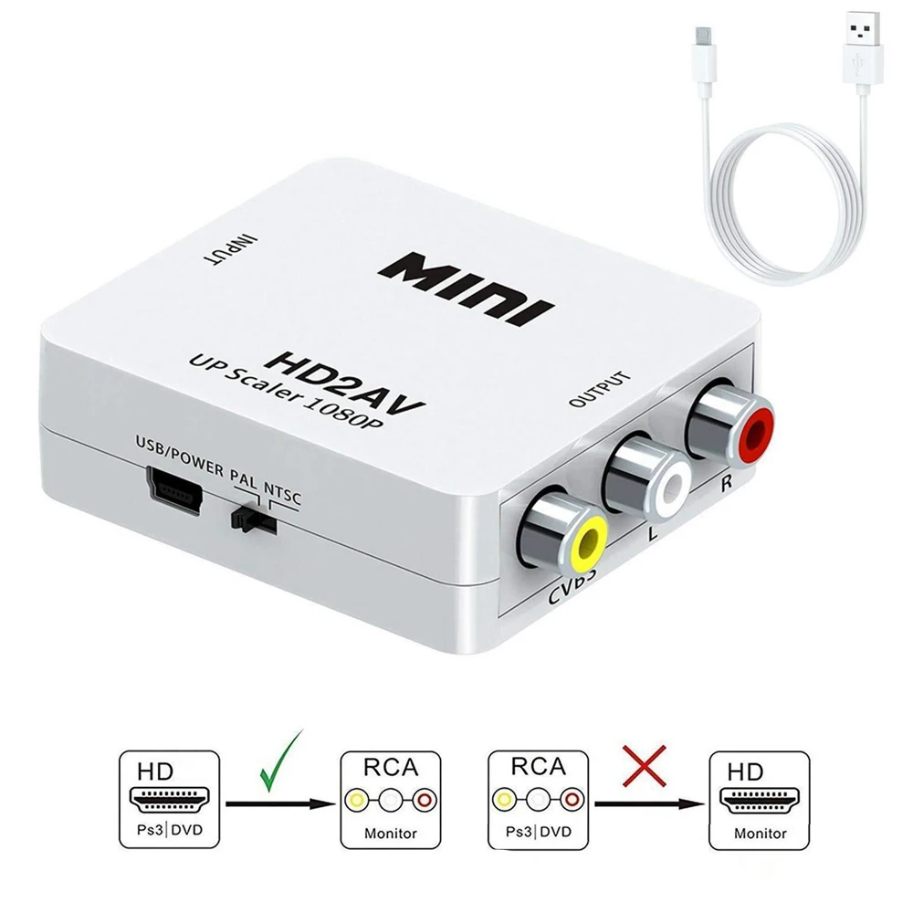 1080P HDMI ȣȯ AV RCA CVSB L/R  Ϸ  ڽ, HD  Ʈ   NTSC PAL