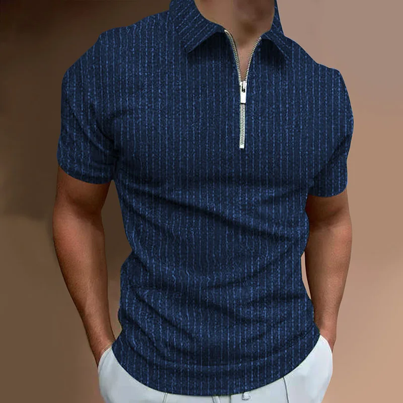 Summer Men's Casual Short-Sleeved Polo Shirt 3